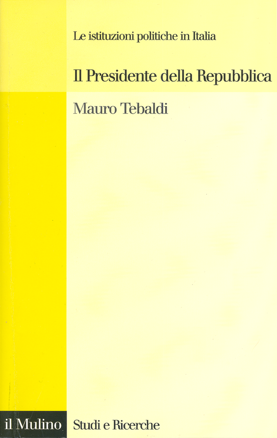 Copertina del libro Il Presidente della Repubblica