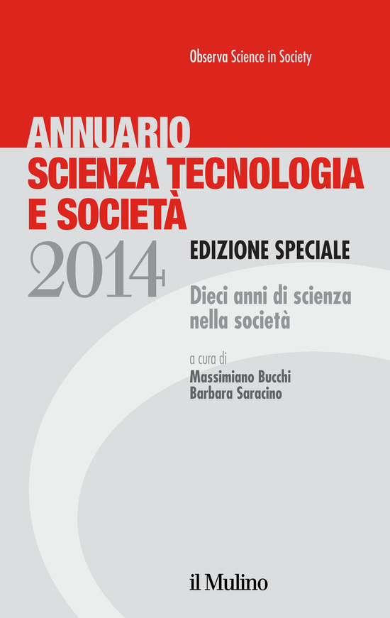 Copertina del libro Annuario Scienza Tecnologia e Società 2014