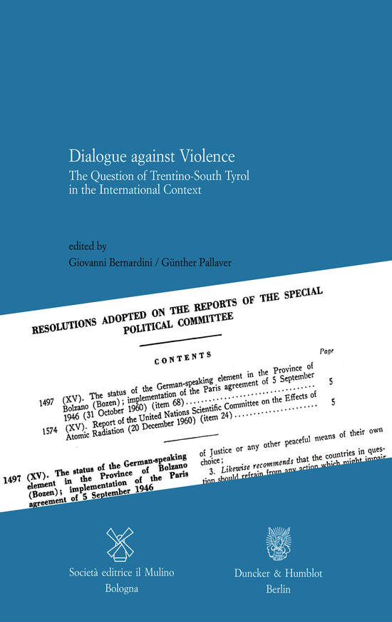 Copertina del libro Dialogue against Violence