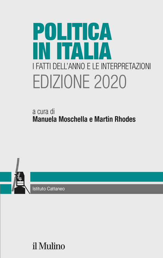 Copertina del libro Politica in Italia. I fatti dell'anno e le interpretazioni. Edizione 2020