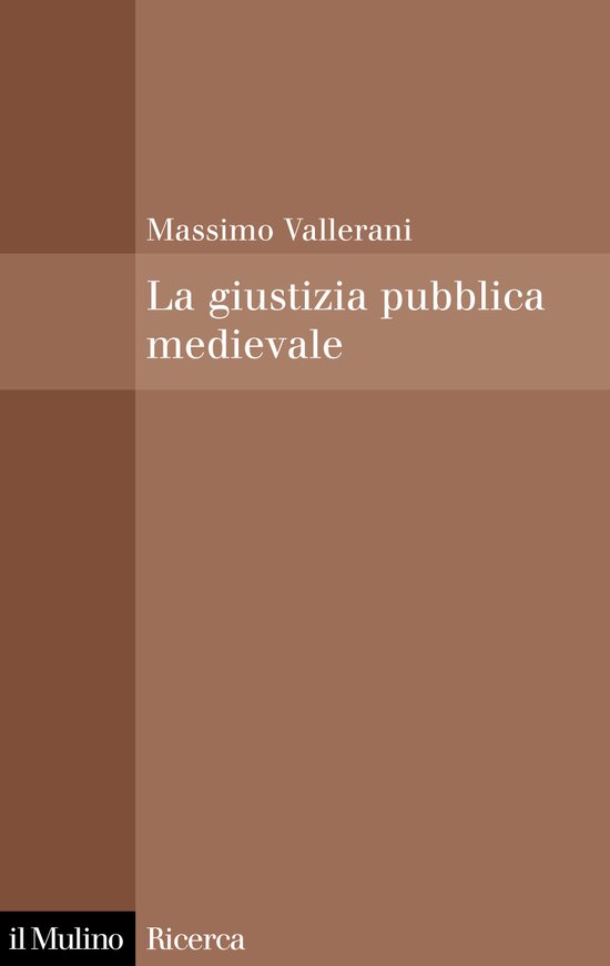 Copertina del libro La giustizia pubblica medievale