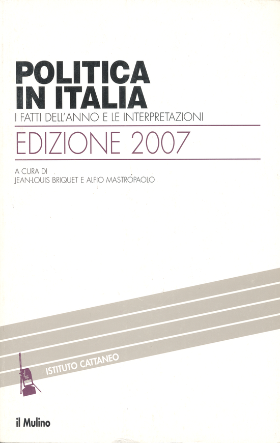 Copertina del libro Politica in Italia. Edizione 2007 (I fatti dell'anno e le interpretazioni)